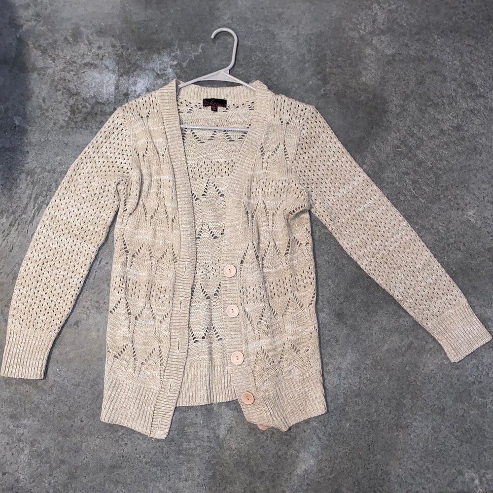Tan Cardigan